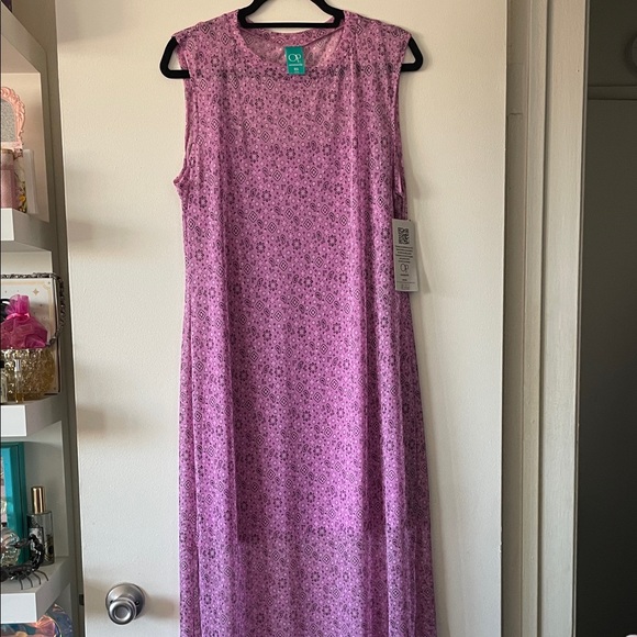 OP Pink Floral Maxi Dress - Picture 1 of 8